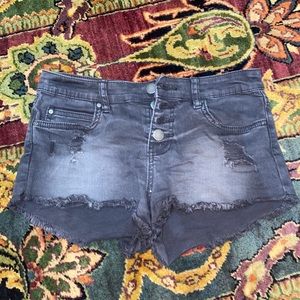 Black Billabong jean shorts